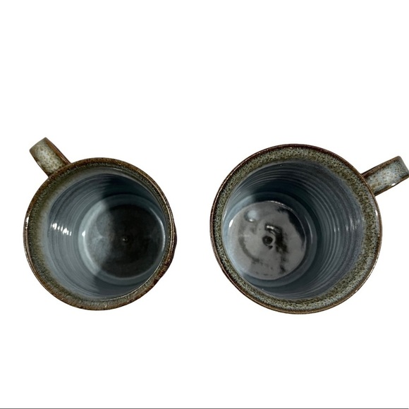 VINTAGE handmade glazed ceramic mugs - Picture 5 of 7